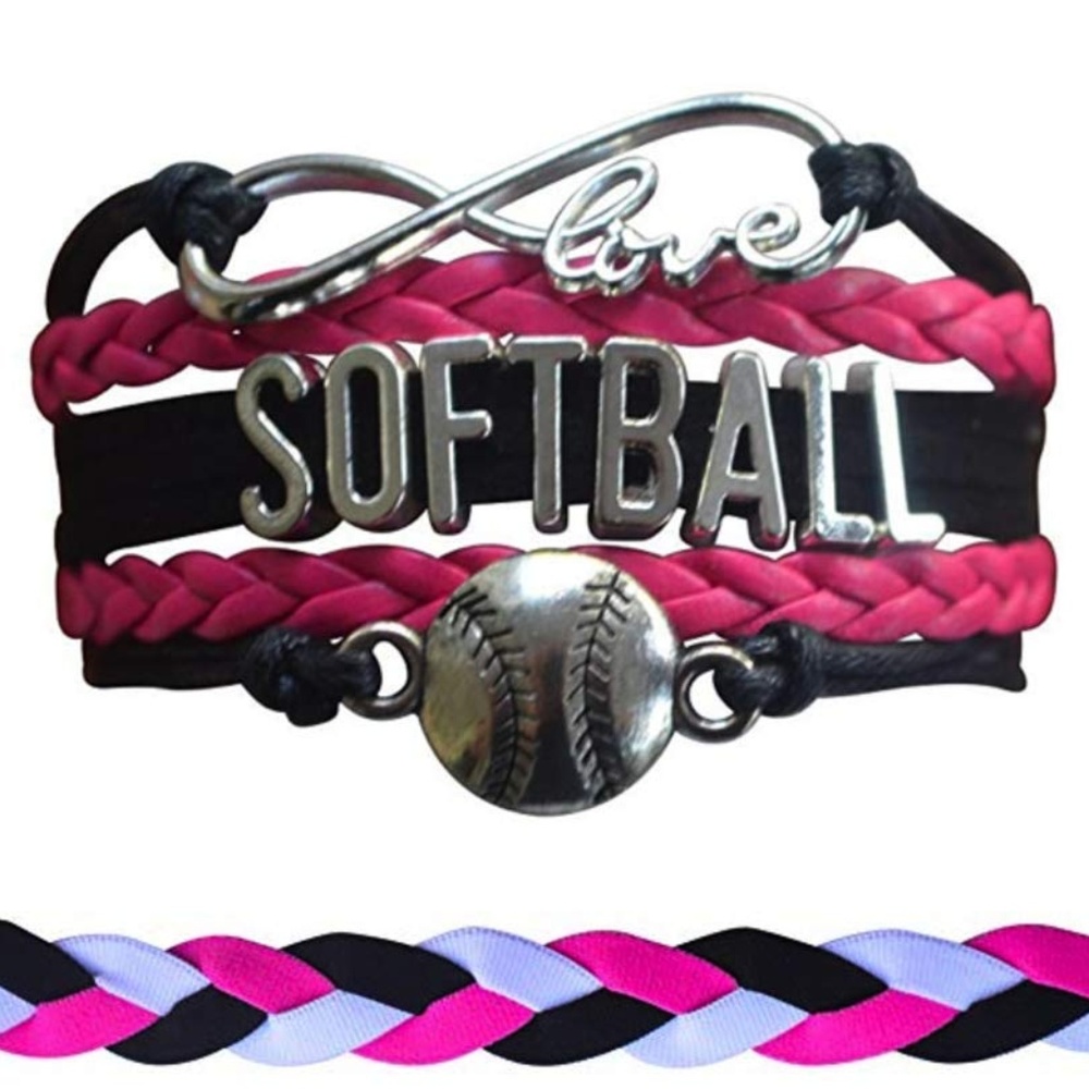 Infinity Collection Softball Bracelet & Headband